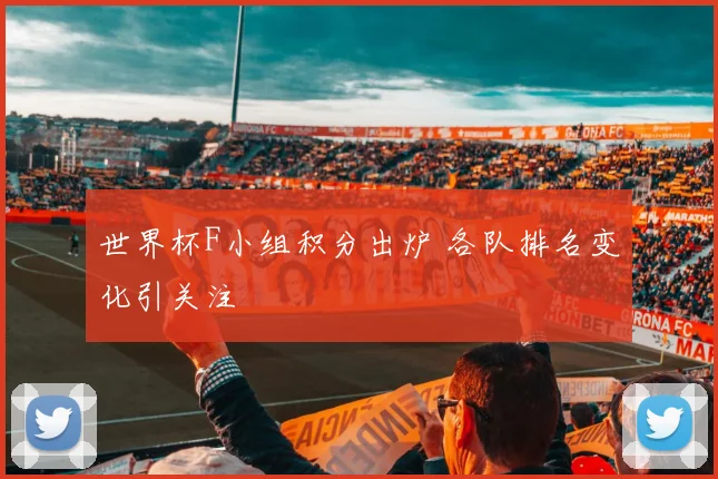 世界杯F小组积分出炉 各队排名变化引关注